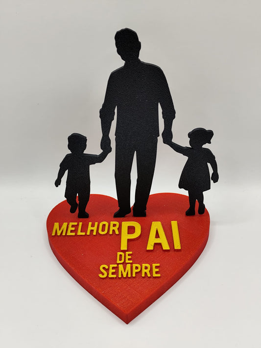 Melhor Pai de Sempre - Silhueta