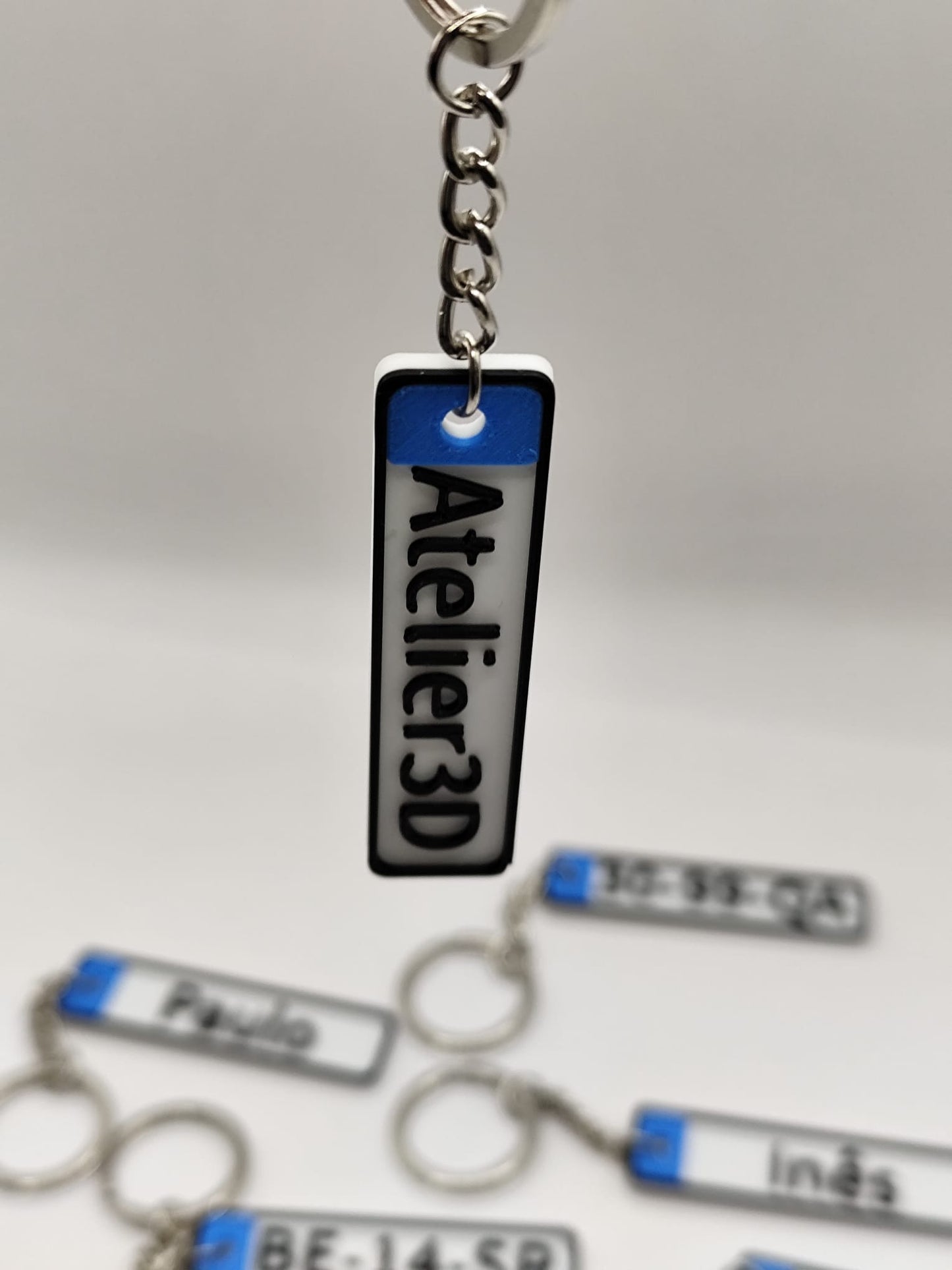 Porta-chaves Matrícula/Nome Personalizado