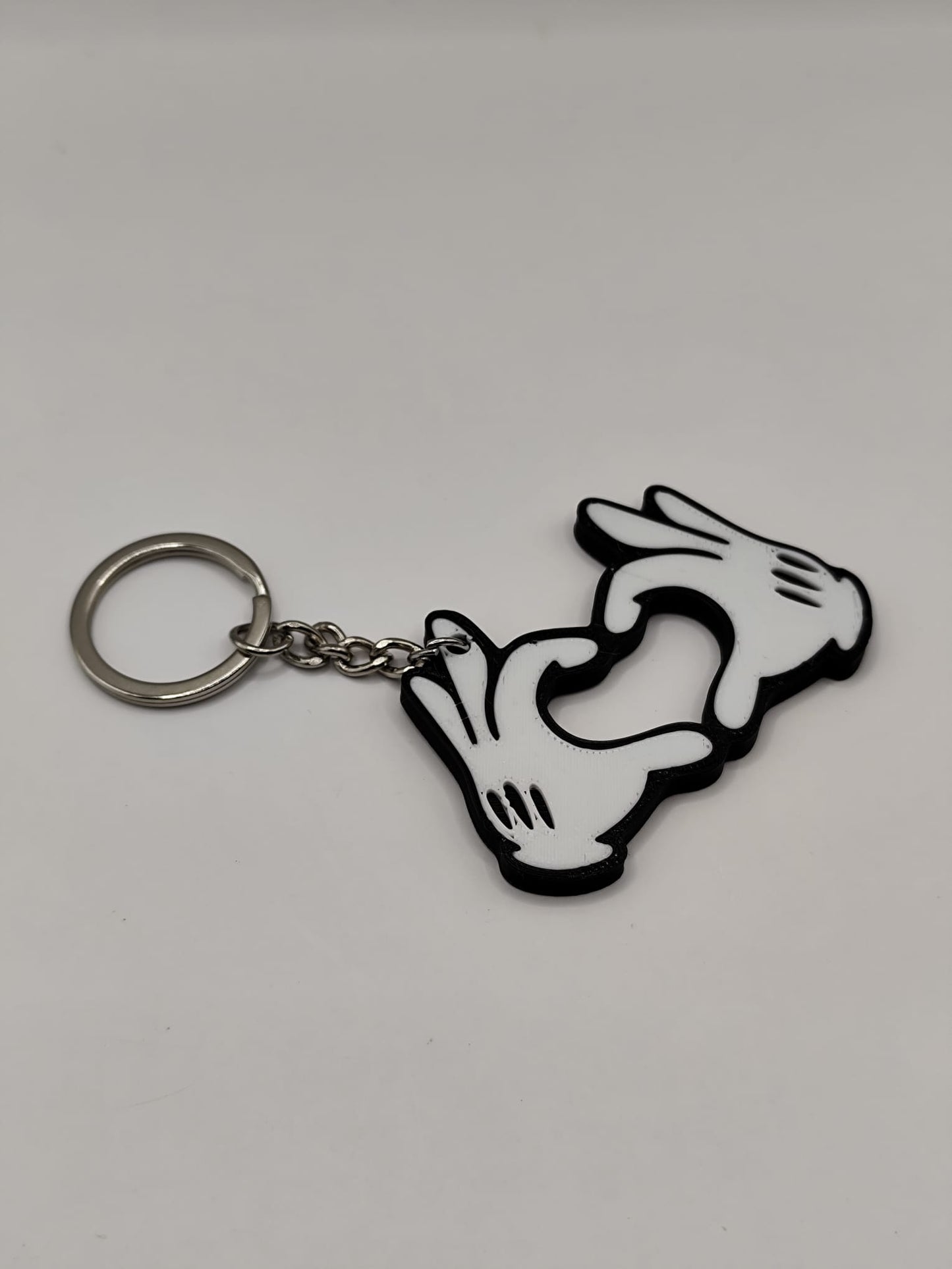 Porta-Chaves Mãos em Forma de Coração