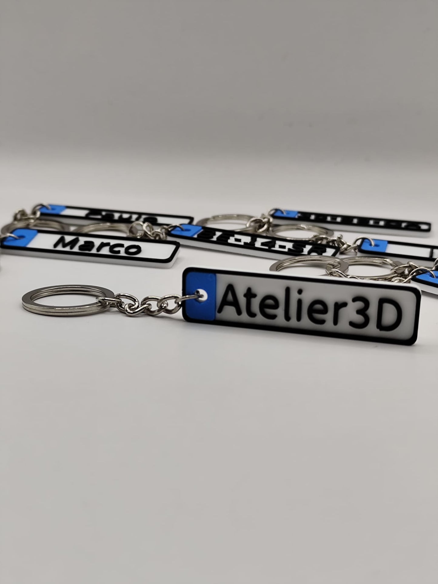 Porta-chaves Matrícula/Nome Personalizado