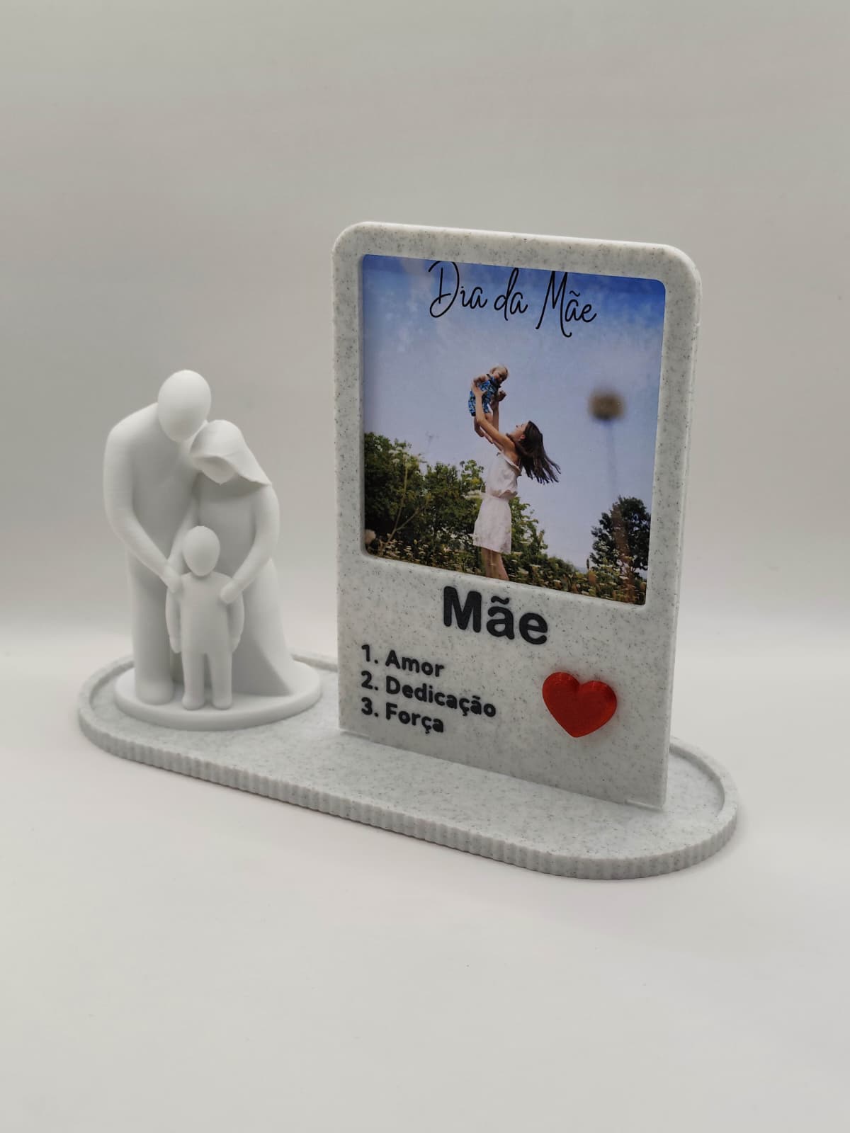 Peça Decorativa Dia da Mãe - Pais e Filha/o