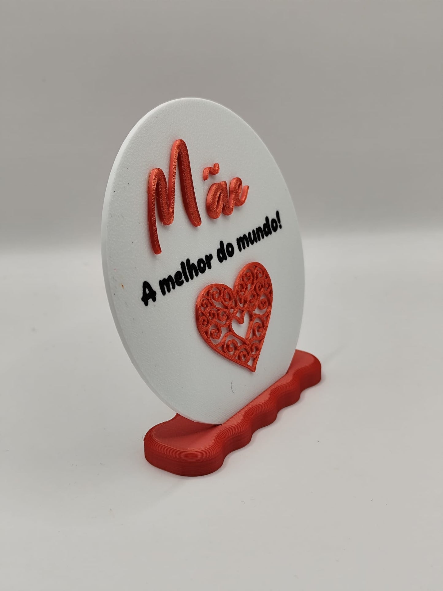 Placa Decorativa “Mãe – A melhor do mundo!”