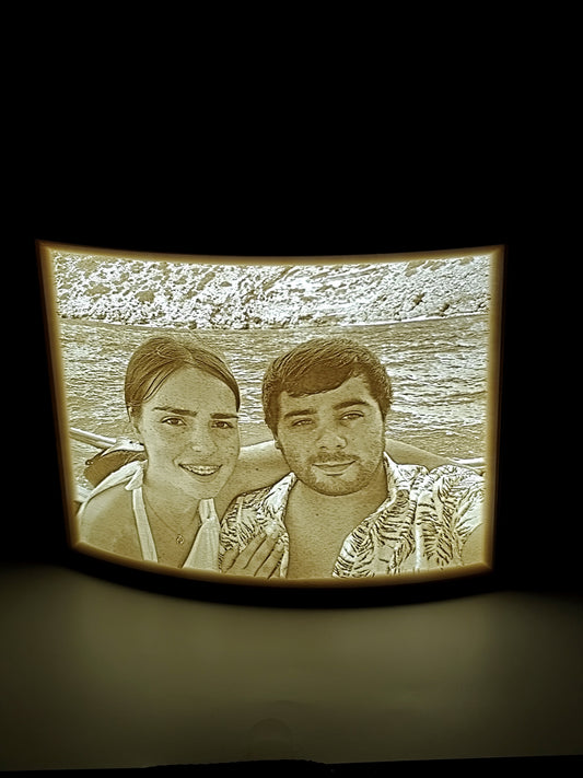 Candeeiro formato Caixa