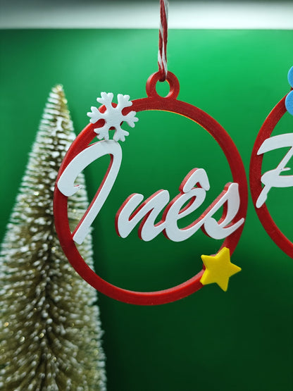 Pendente de Natal Personalizado