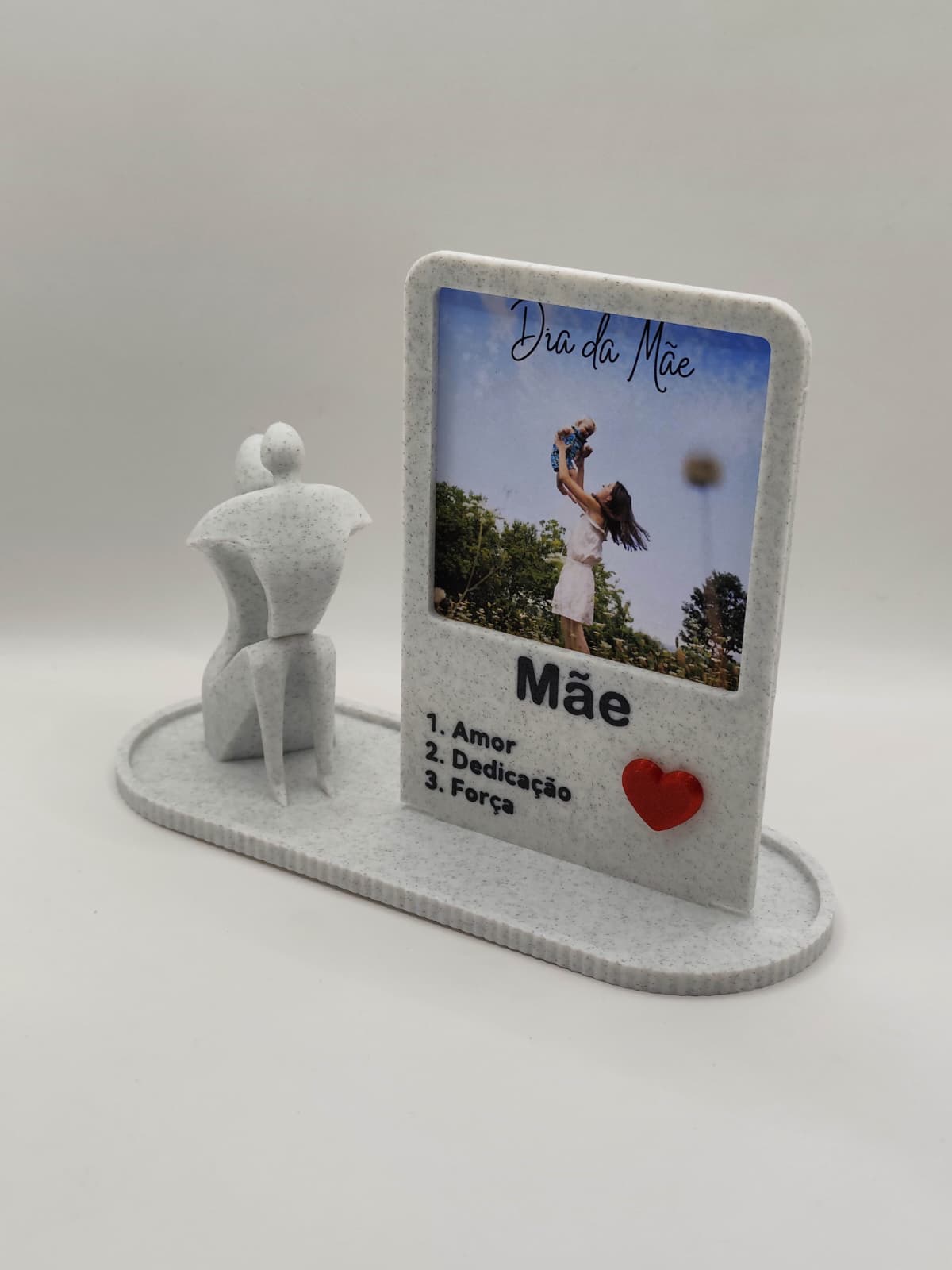 Peça Decorativa Dia da Mãe - Mãe e Filha/o