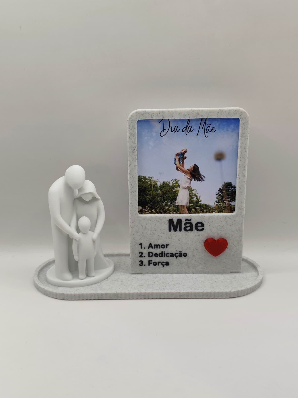 Peça Decorativa Dia da Mãe - Pais e Filha/o