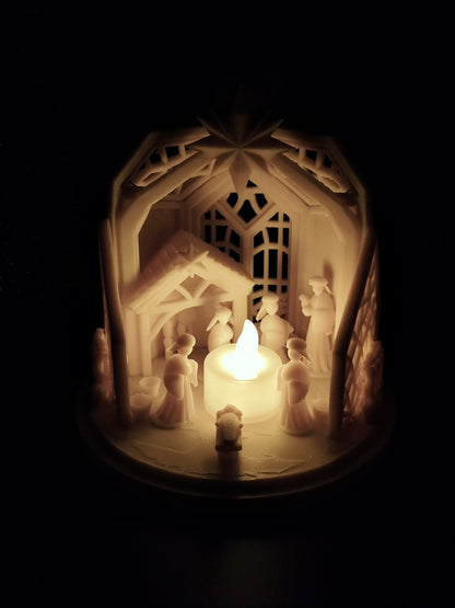 Presépio Luminoso – Efeito Vitrais