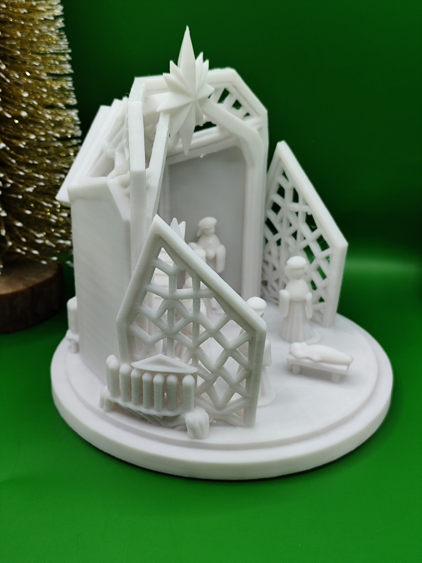 Presépio Luminoso – Efeito Vitrais