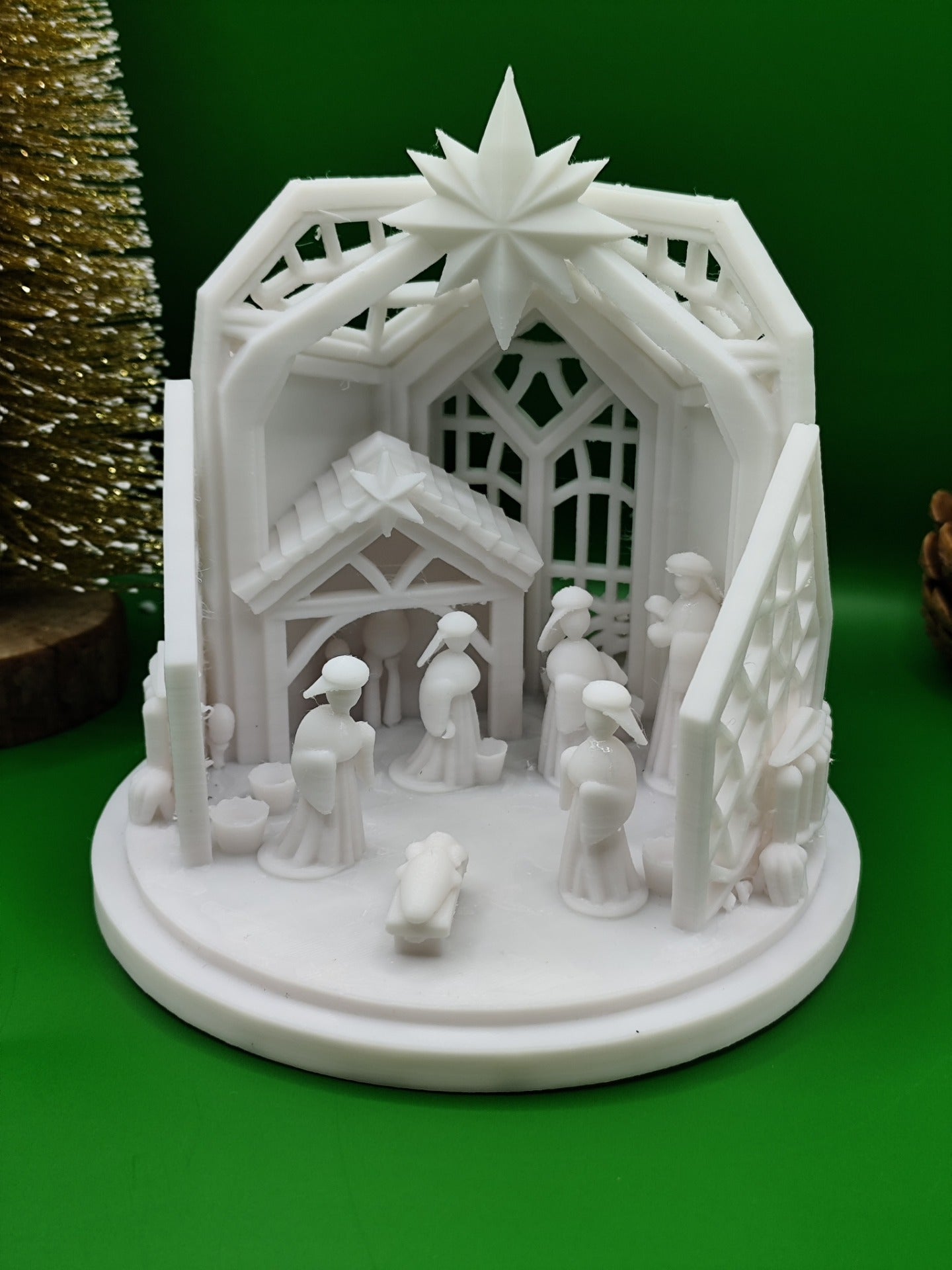 Presépio Luminoso – Efeito Vitrais