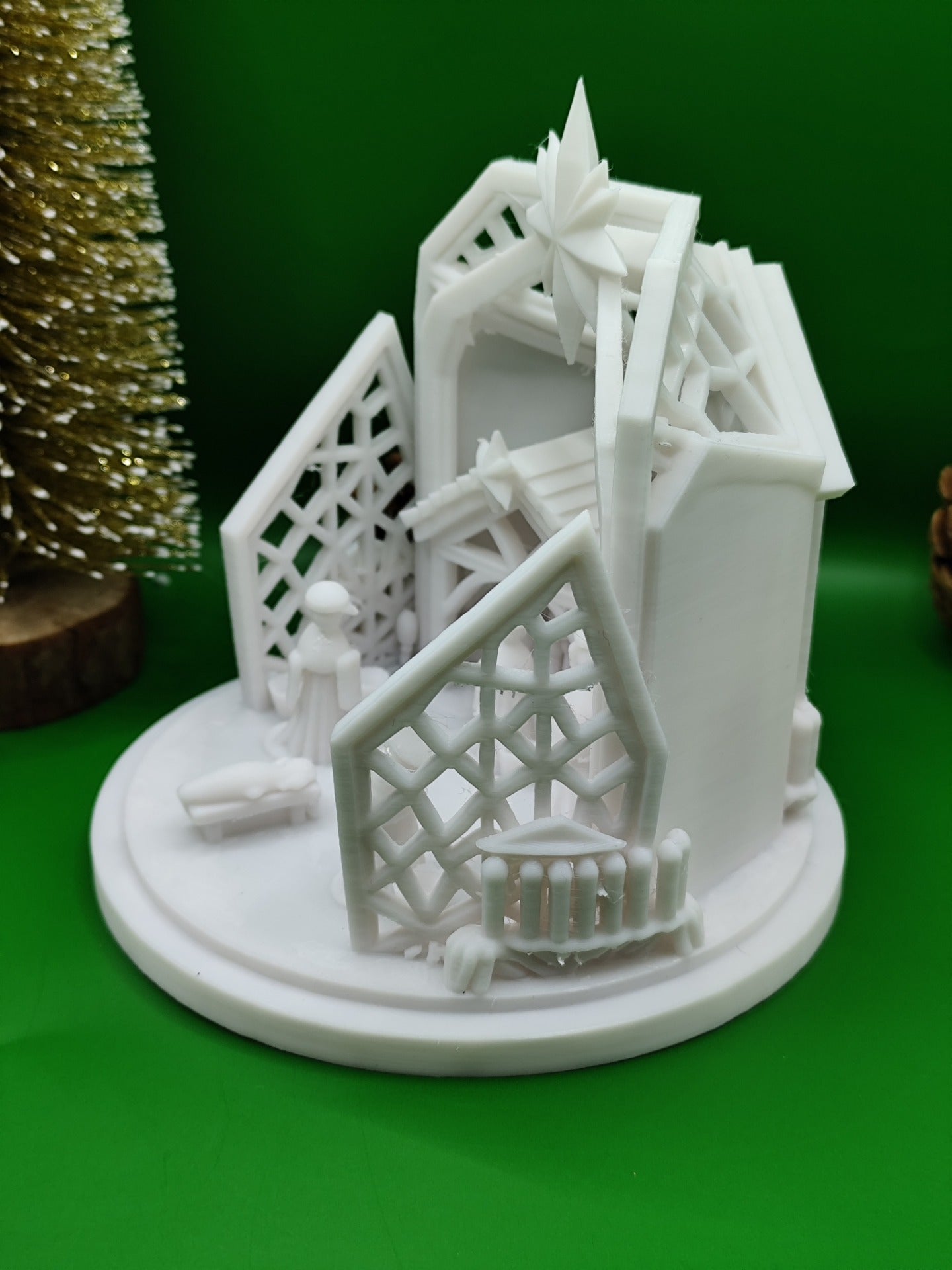 Presépio Luminoso – Efeito Vitrais