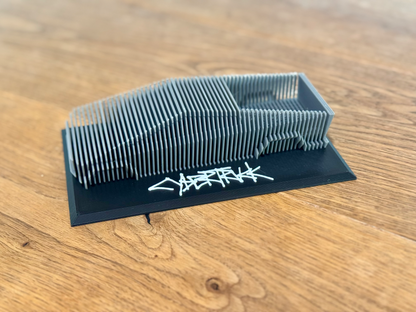 Escultura em camadas Tesla Cybertruck