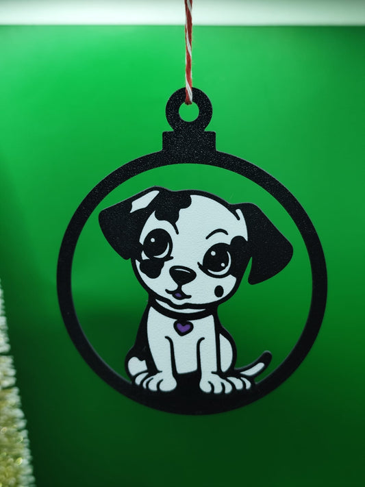 Pendente de Natal – Cãozinho Adorável